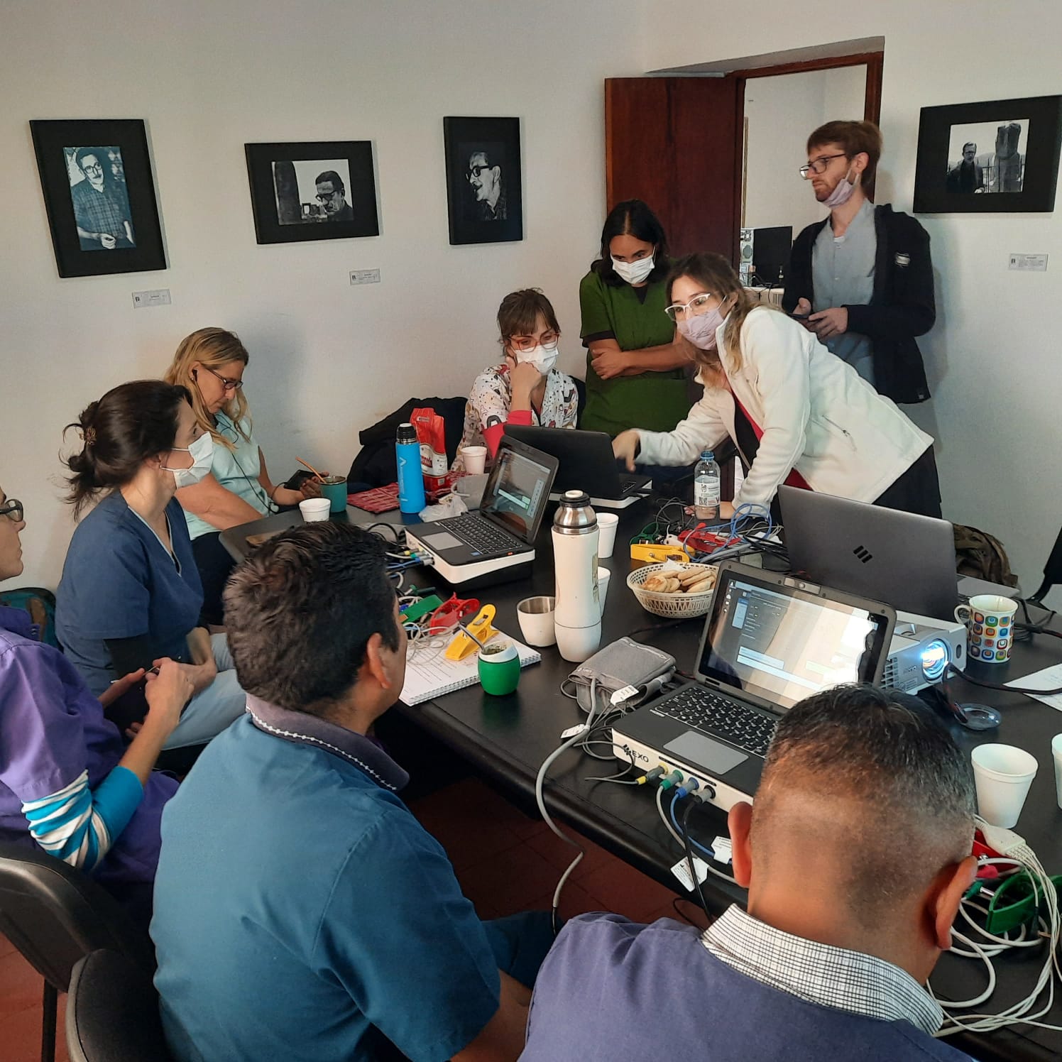 EXO capacitó durante varias jornadas a agentes sanitarios y médicos.