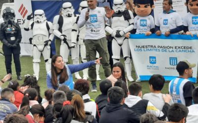 EXO junto a Racing en el día de la niñez
