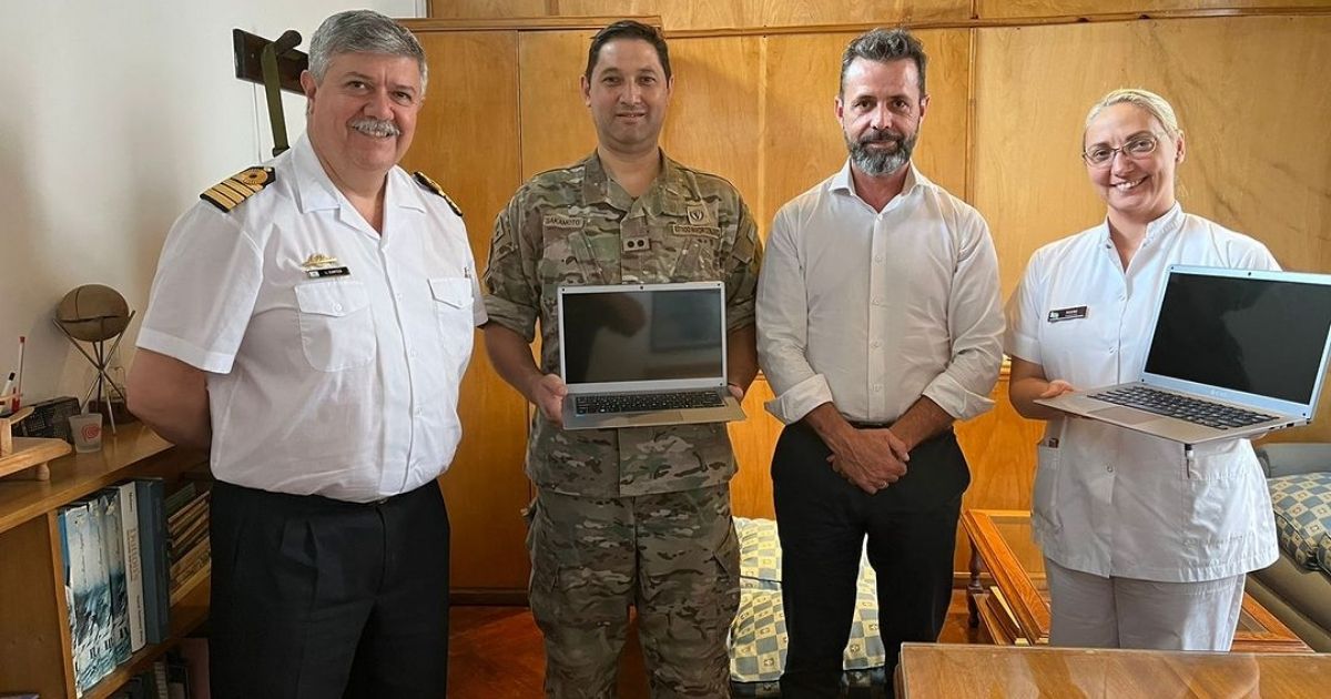 EXO donó equipamiento tecnológico al Comando Conjunto Antártico