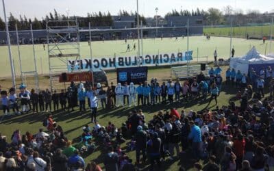 EXO junto a Racing en el día de la niñez