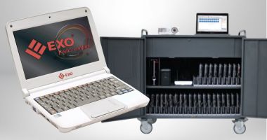 netbook EXO y carro de aula digital móvil