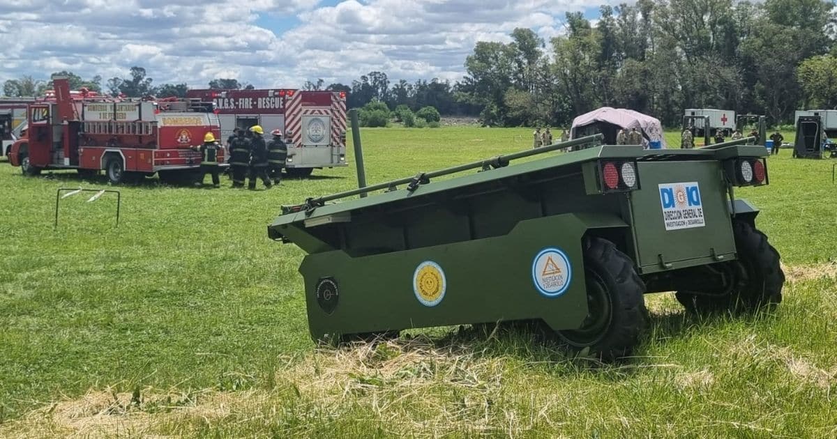 EXO presentó su UGV Multipropósito en el 5to Simposio de Unificación de Criterios de Emergencias y Desastres 2025