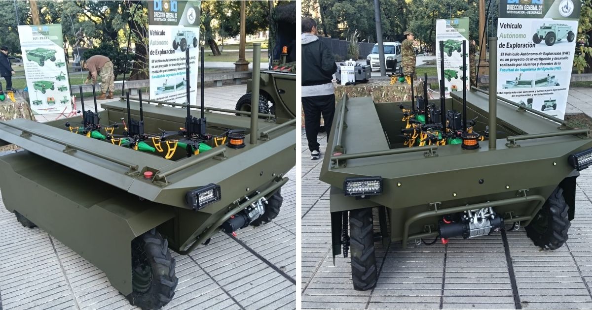 UGV (Unmanned Ground Vehicle - Vehículo Terrestre No Tripulado) PM EA 1