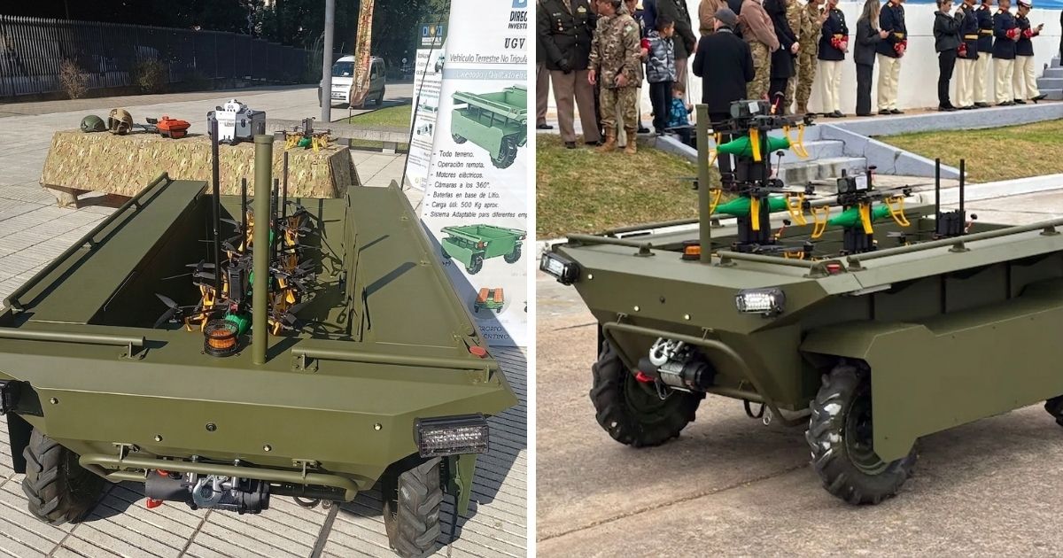 UGV (Unmanned Ground Vehicle - Vehículo Terrestre No Tripulado) PM EA 1
